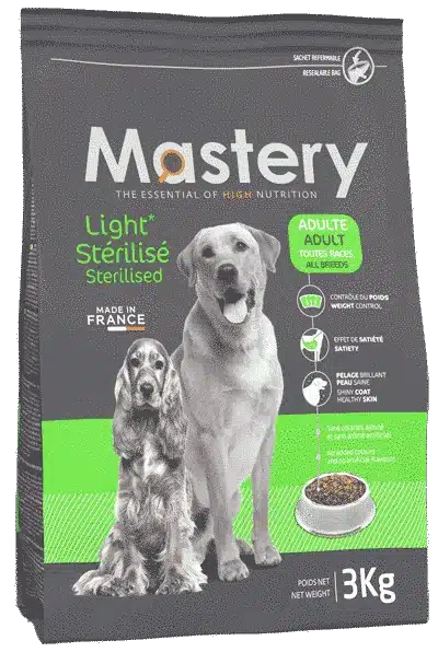 Croquettes Mastery pour chien stérilisé light