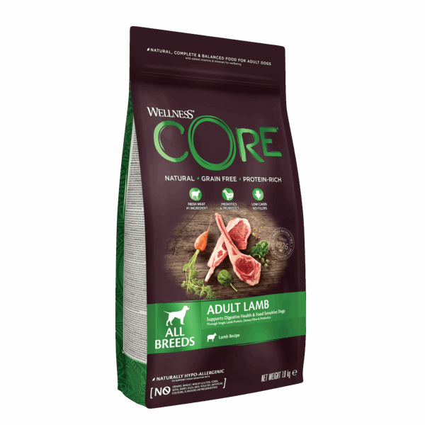 Wellness Core – Croquettes Chien Adulte digest Agneau