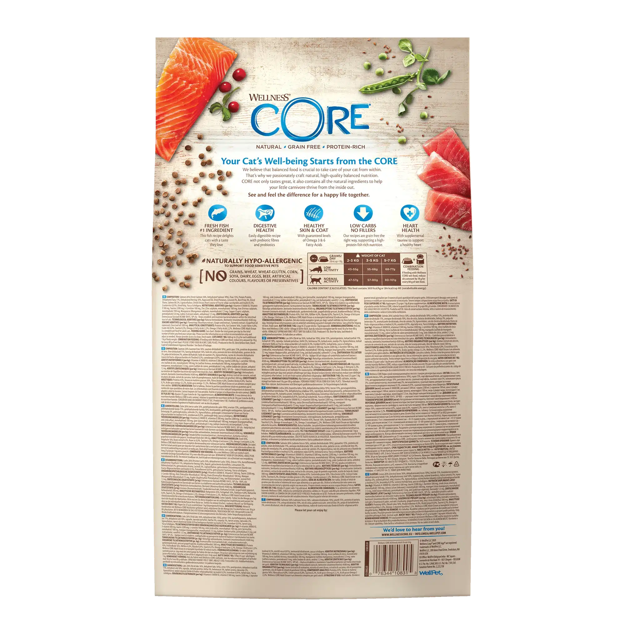 Wellness Core – Croquettes Chat Adulte Ocean Saumon & Thon – Image 3