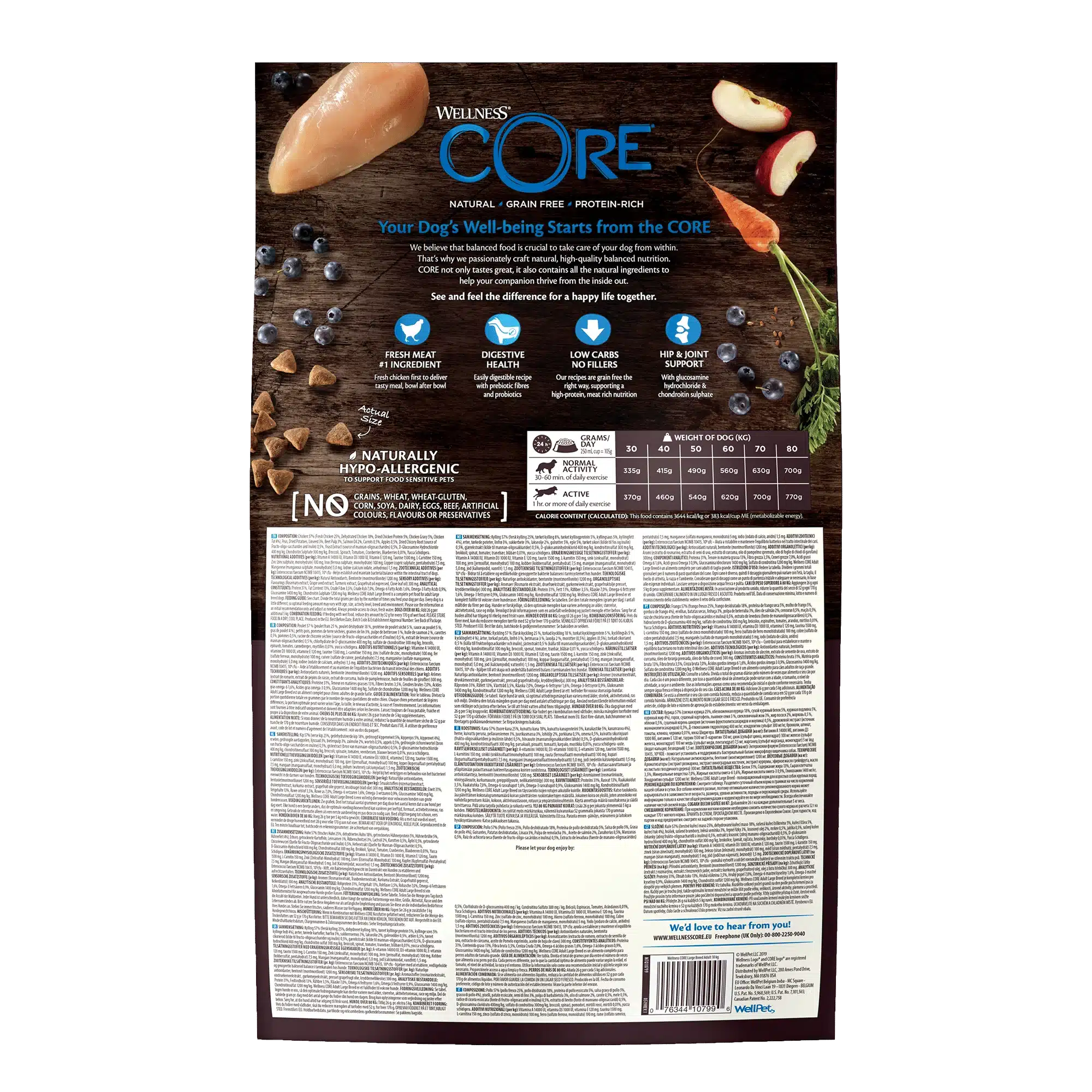 Wellness Core – Croquettes Chien Grande Race Adulte Poulet – Image 3