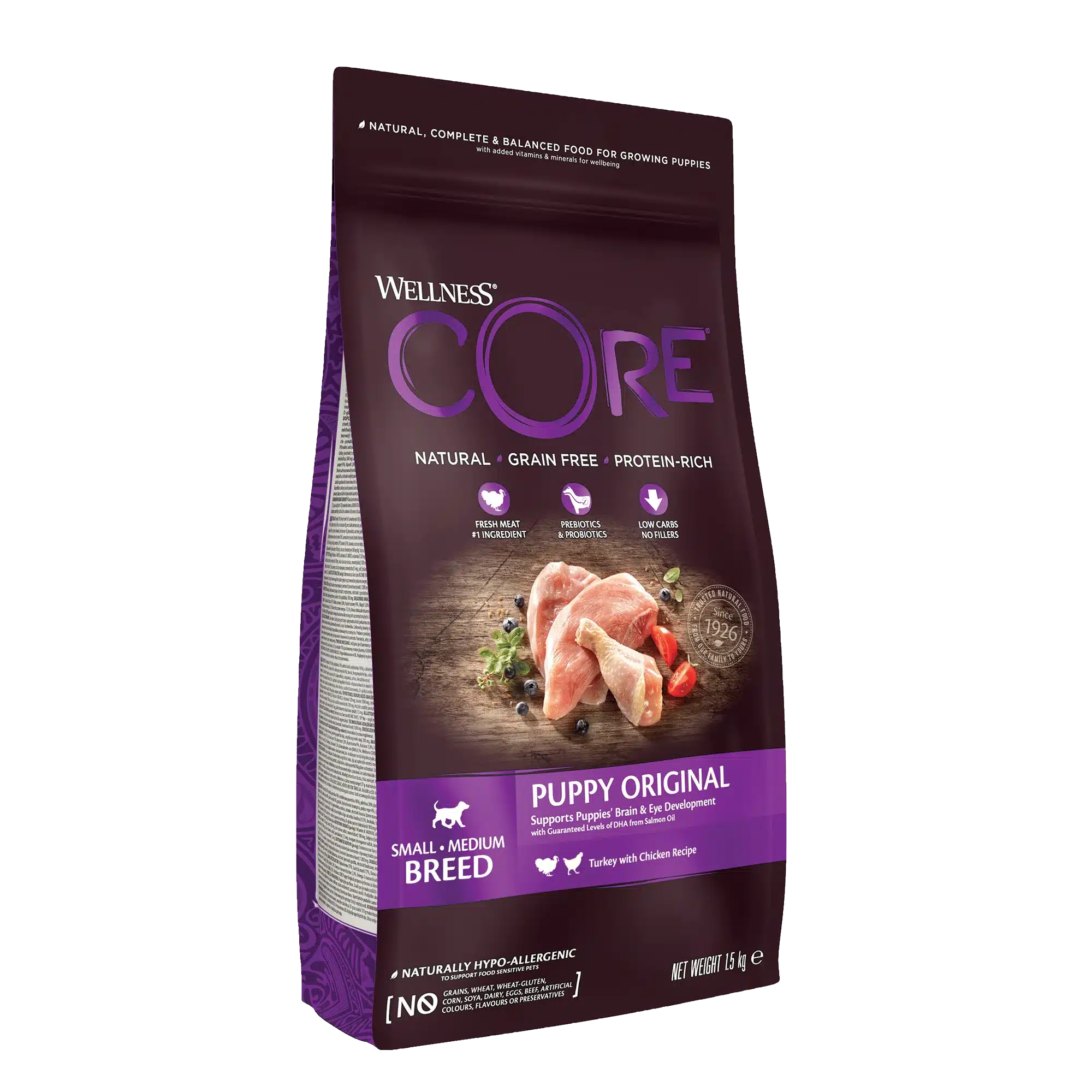 Wellness Core – Croquettes Chiot Dinde & Poulet
