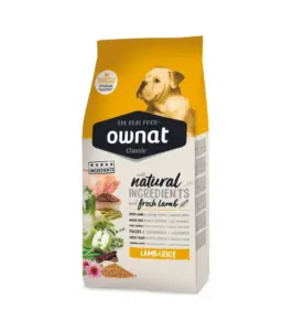 Ownat classic lamb and rice chien 20kg