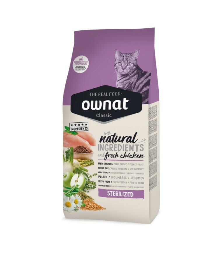 Ownat classic stérilisée chat 15kg