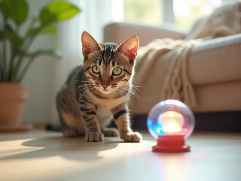 chat-tabby-joue-ballon-interactif