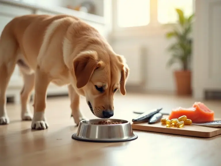 chien-eat-omega3-salmon-fish