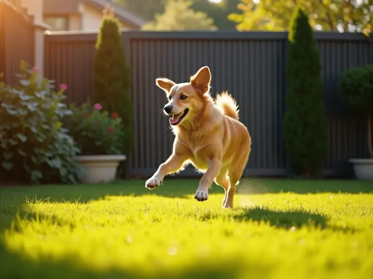 chien-joyeux-jardin-leaping-ballon