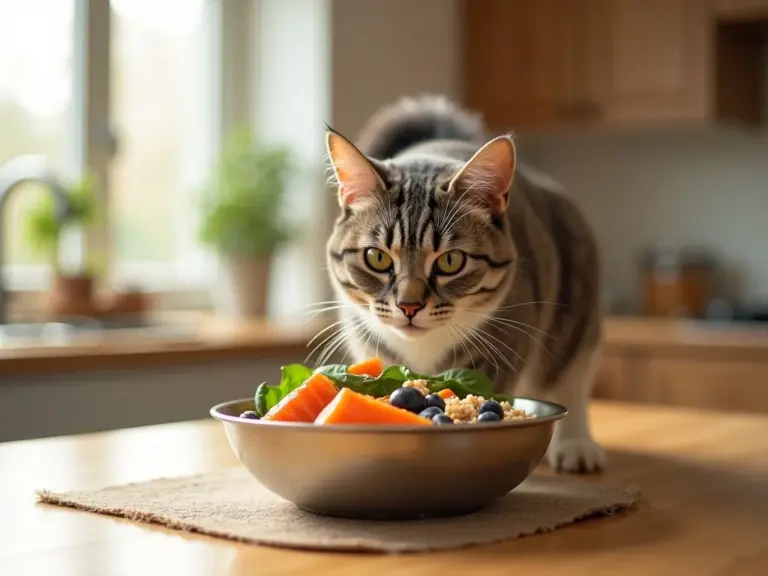 cuisine-saine-chat-curieux