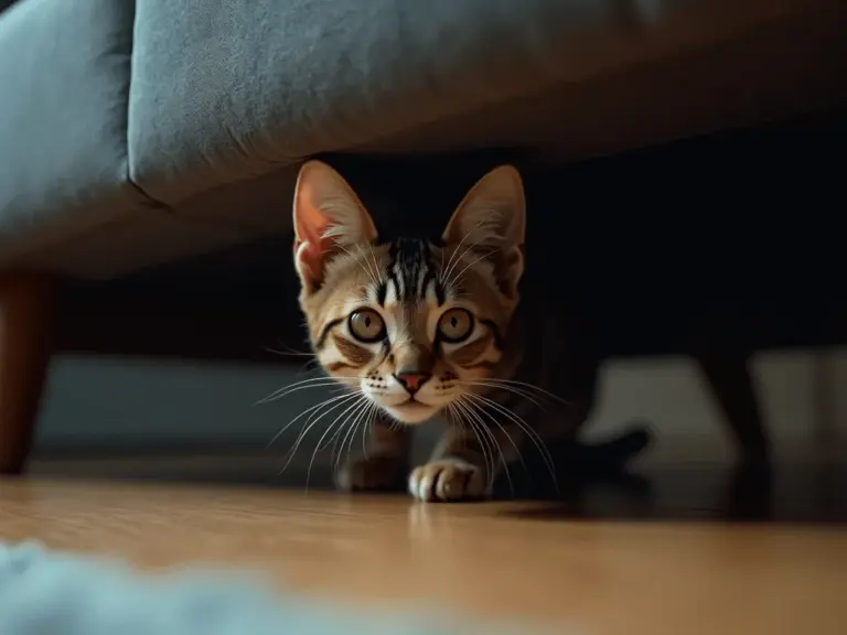 curious-cat-beneath-couch