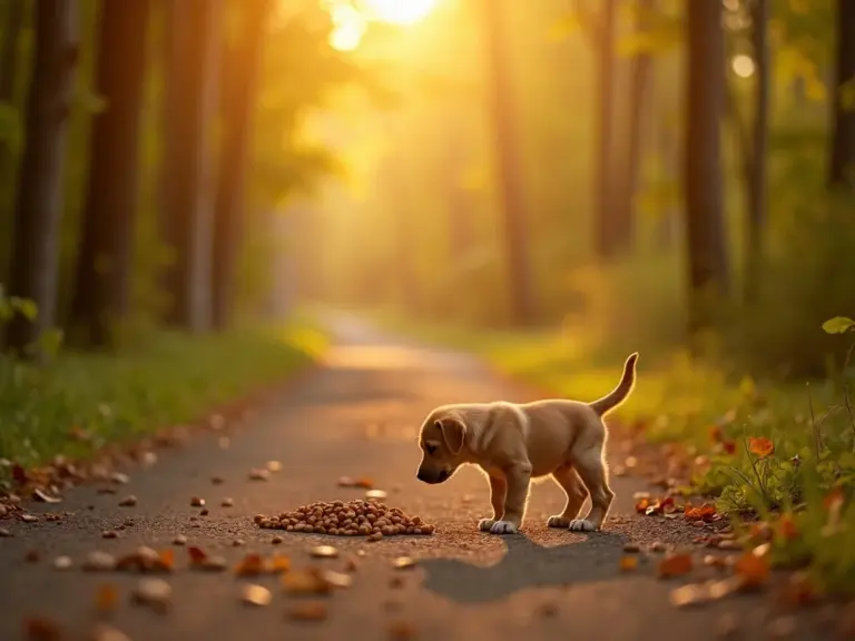 golden-hour-labrador-puppy-path