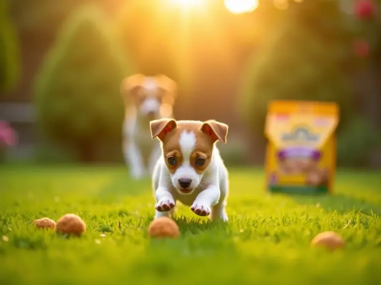 golden-hour-puppy-play-vetsaveur-croquettes