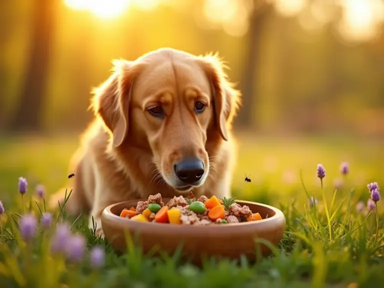 golden-retriever-wholesome-meal-golden-hour