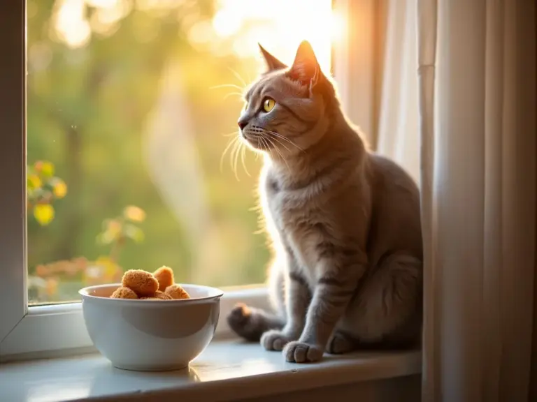 chat-elegant-fenetre-lumiere-doree