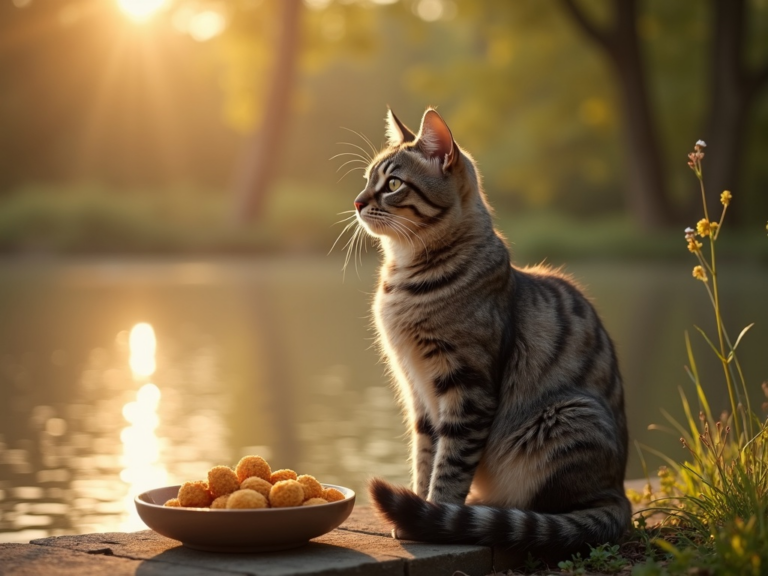 chat-serenite-lac-campagne