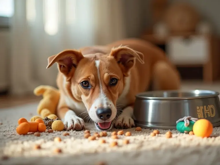 chien-heureux-nourriture-biodegradable