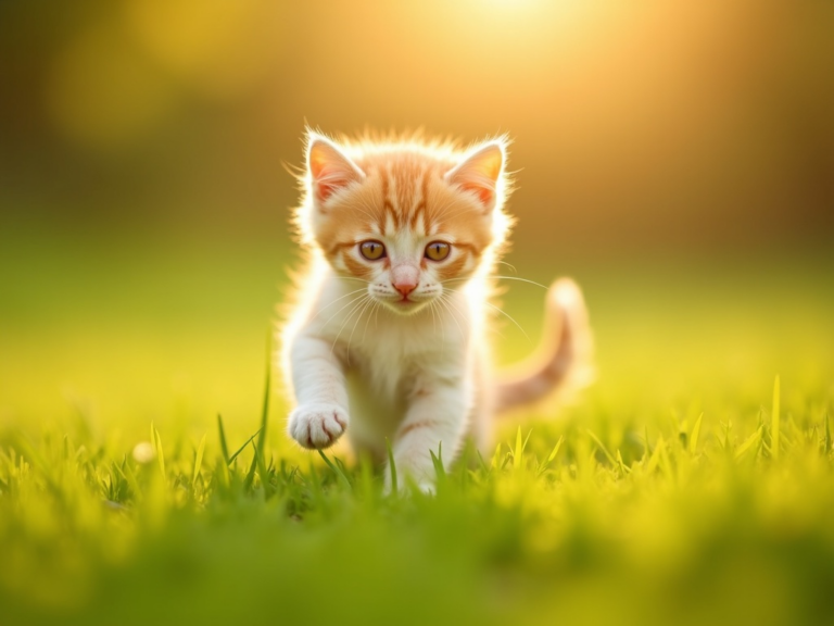 curious-kitten-golden-hour