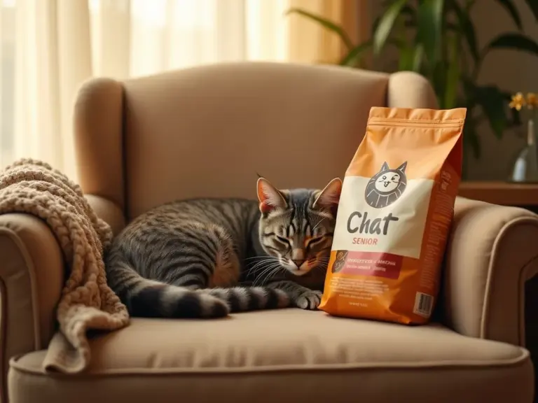 golden-hour-cozy-living-room-senior-cat-mastery-chat-senior-croquettes