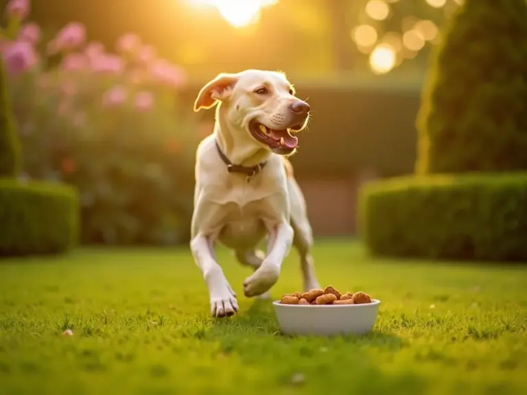 golden-hour-healthy-labrador-playful-garden