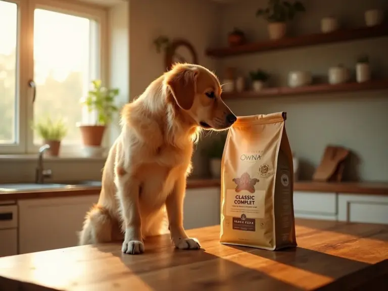 golden-retriever-ownat-dog-food-kitchen