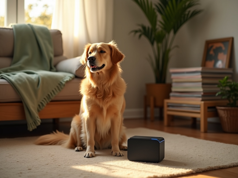 golden-retriever-relaxing-living-room