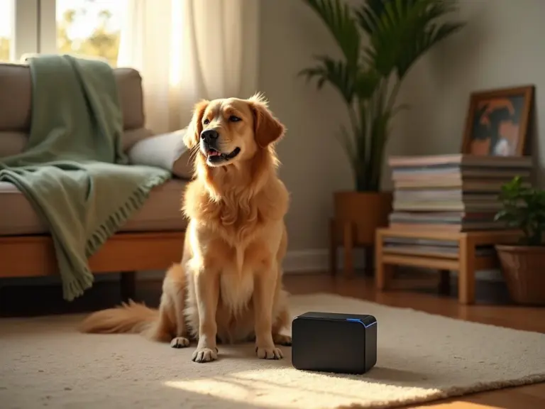 golden-retriever-relaxing-living-room