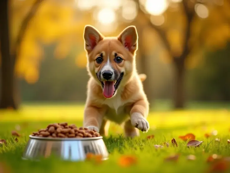 joyful-puppy-playing-in-park-golden-hour