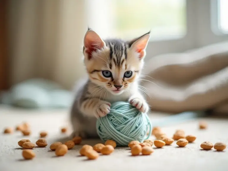 kitten-playing-yarn-croquettes
