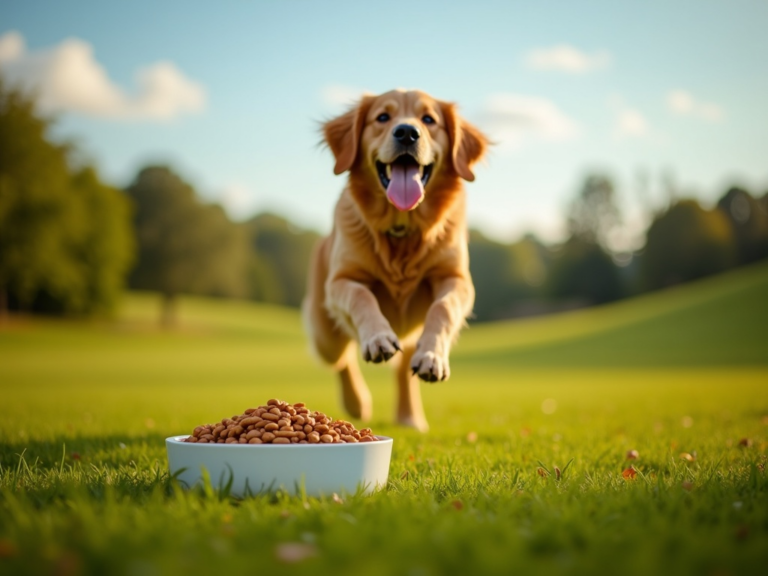 large-breed-dog-jumping-vibrant-grass-vetsaveur-kibble