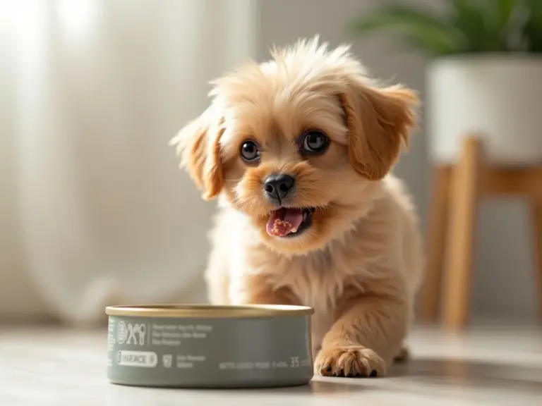 petit-chien-joyeux-bouffe-pate