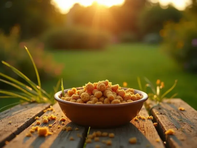 rustic-dog-food-bowl-golden-hour