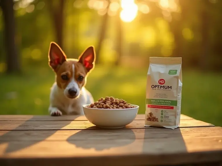 rustic-picnic-table-dog-kibble-golden-hour