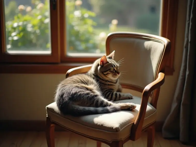 senior-cat-lounging-vintage-chair
