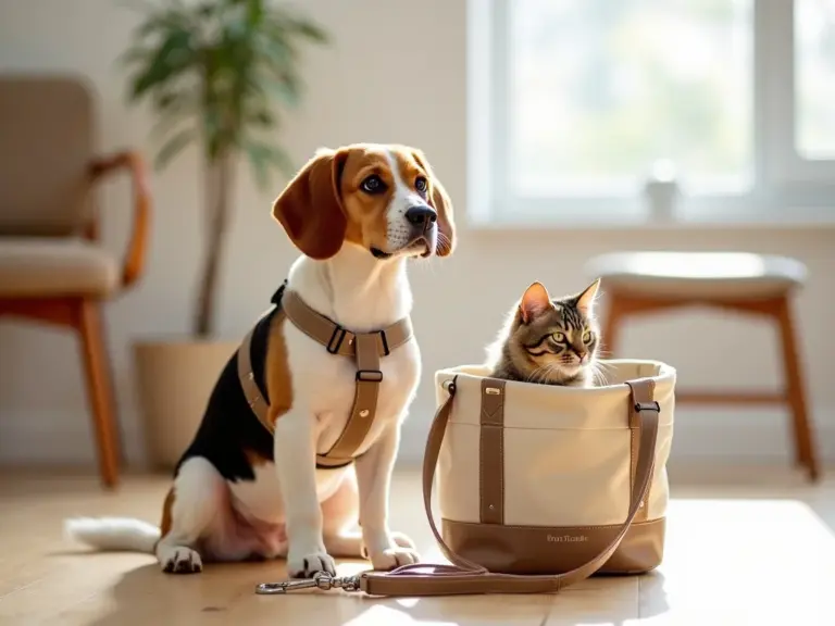 beagle-scottish-fold-modern-interior