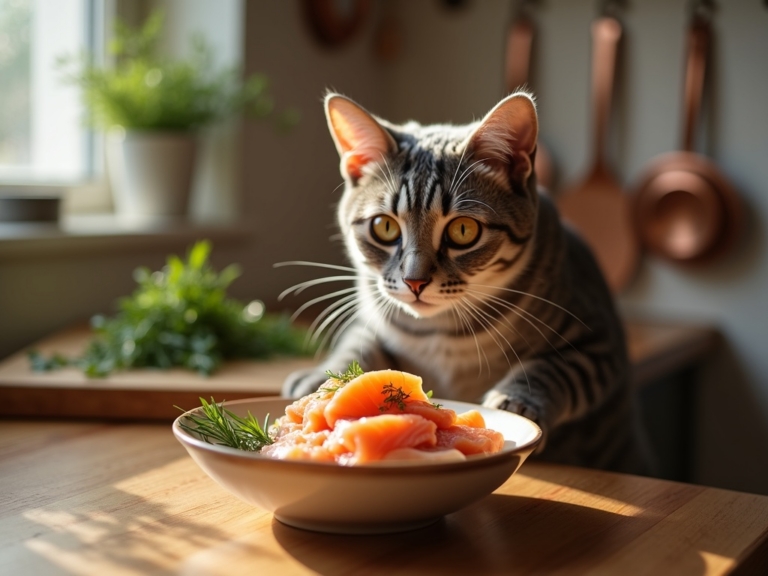 chat-curieux-salmon-bol-frais