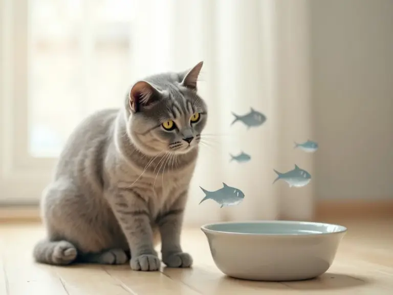 chat-elegant-serenite-nourriture-hydratation