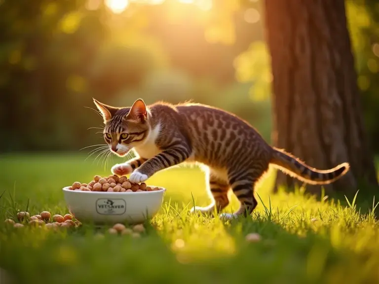 chat-felicitations-naturel-bol-croquettes-vitalite