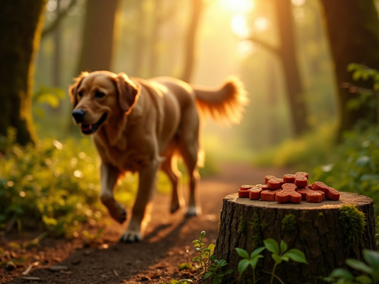 chien-foret-golden-hour-traits-artisanaux