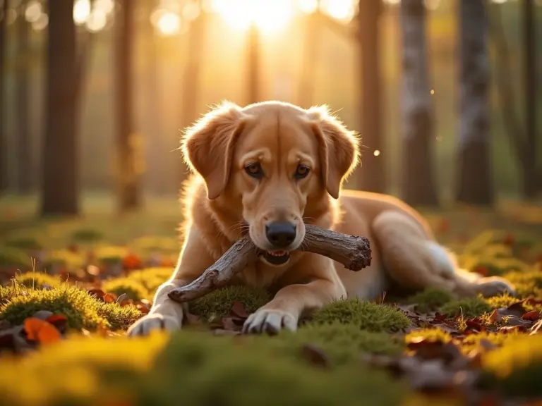 chien-labrador-antler-foret-douceur