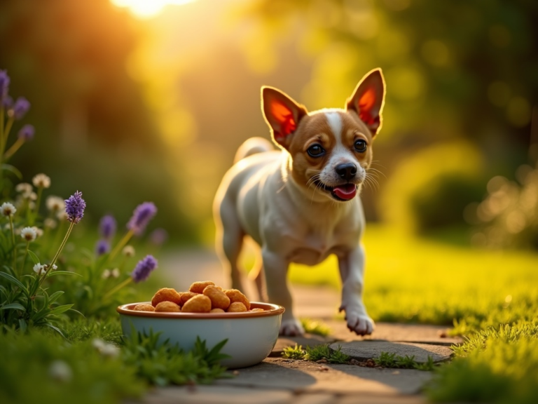 golden-hour-dog-garden-exploration