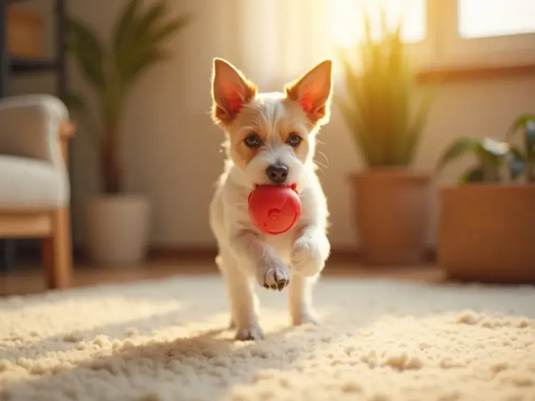 golden-hour-happy-dog-playing