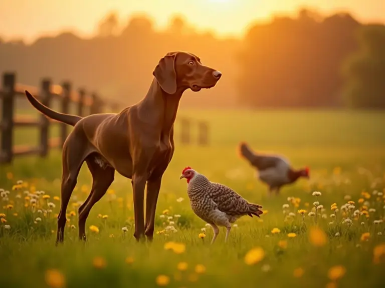 golden-hour-hunting-dog-countryside