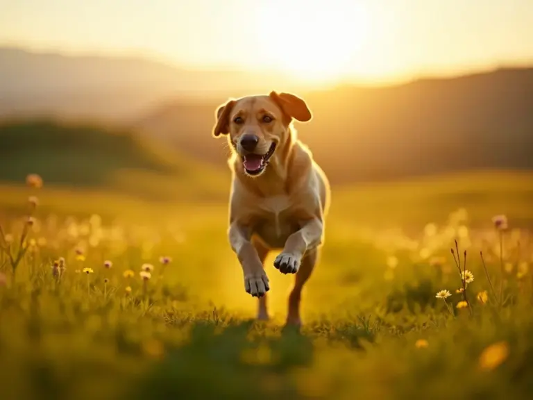 golden-hour-labrador-gallop