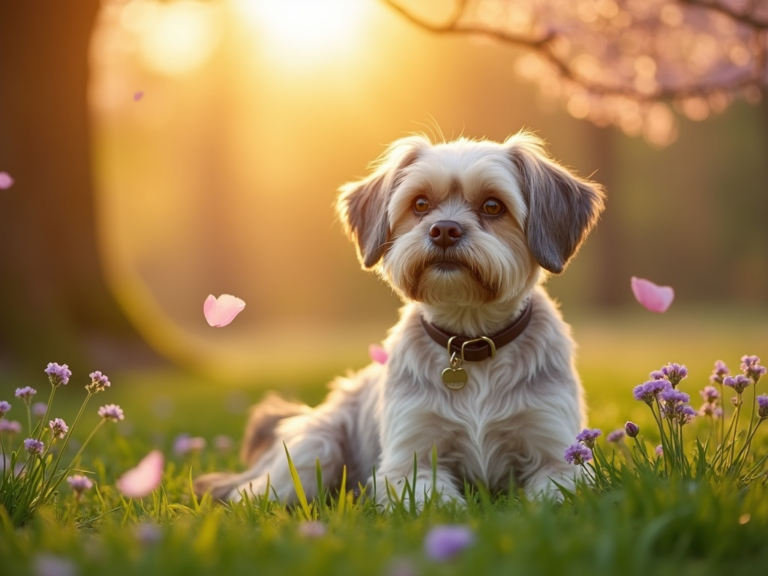 golden-hour-senior-dog-portrait