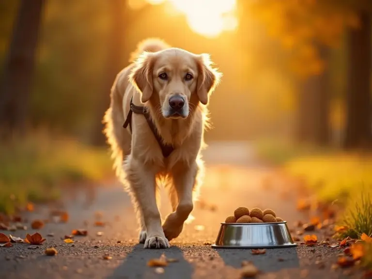 golden-retriever-autumn-walk-vetsaveur-croquettes