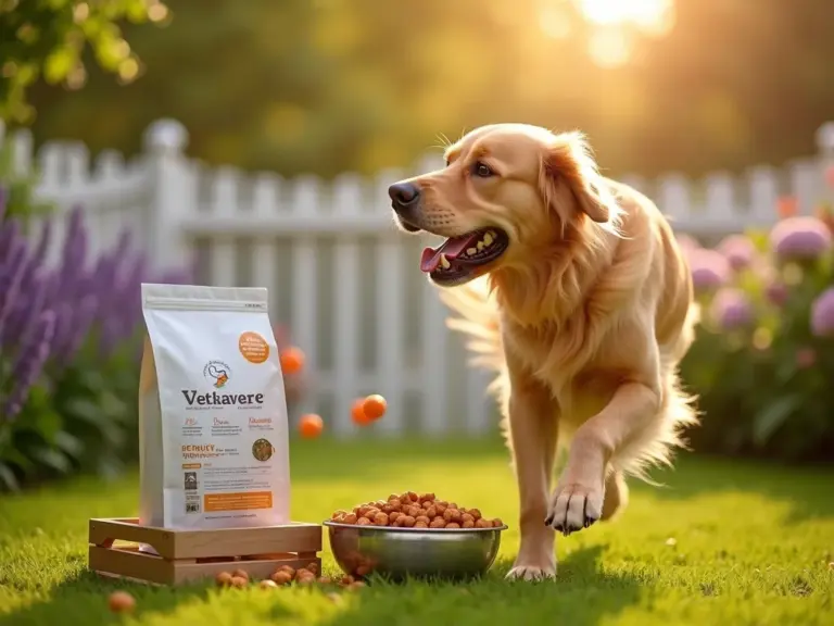golden-retriever-playing-with-vetsaveur-dog-food