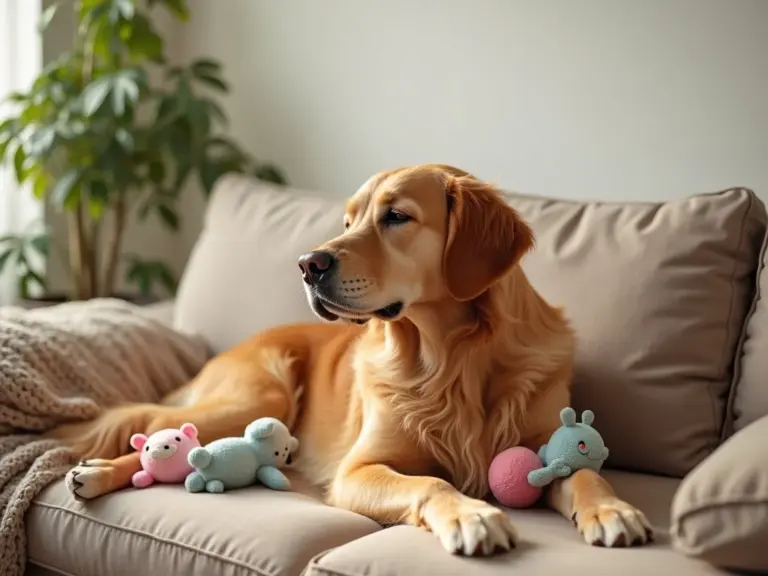 golden-retriever-relaxed-living-room