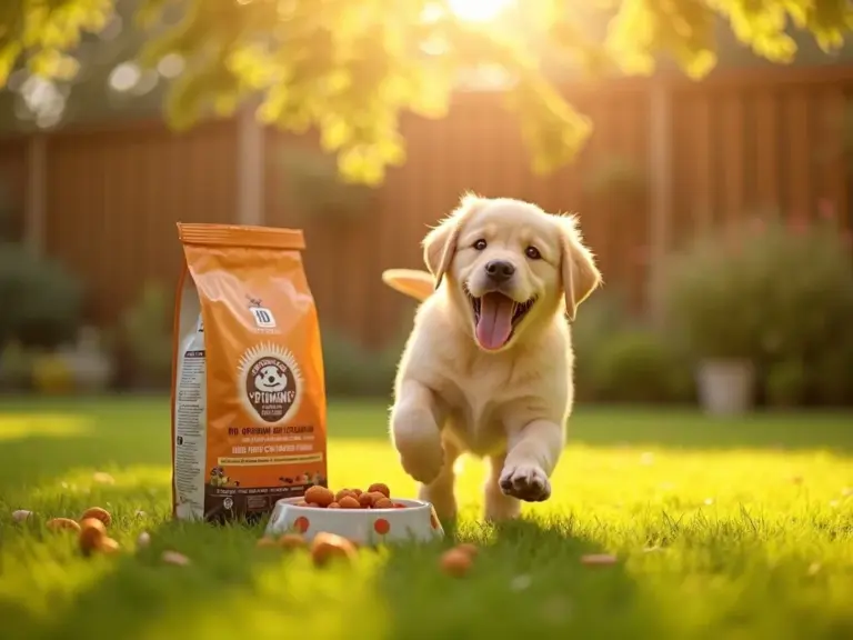 joyful-large-breed-puppy-garden