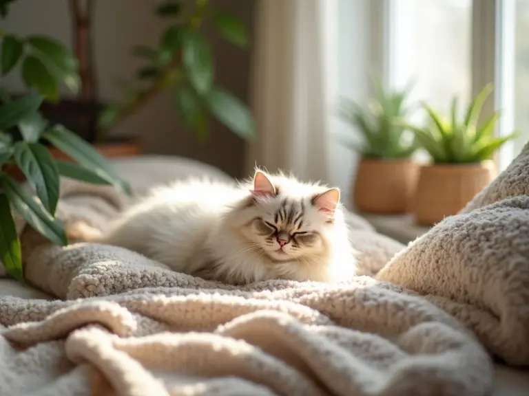 persian-cat-cozy-corner