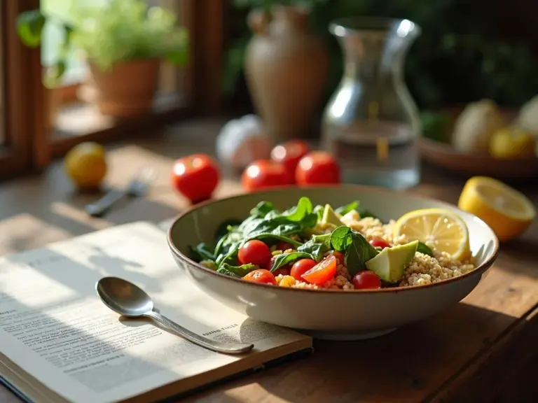 rustic-kitchen-table-fresh-ingredients