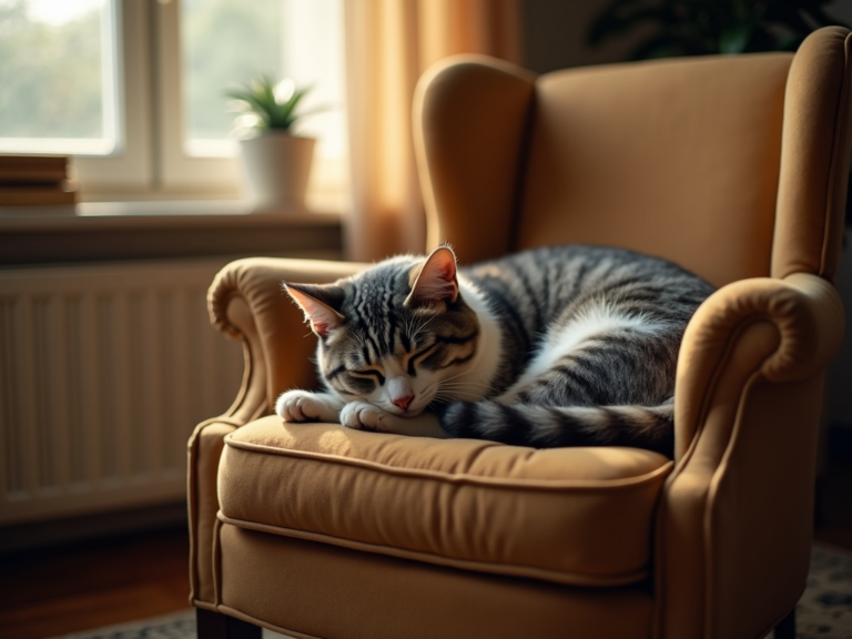 senior-cat-napping-vintage-chair