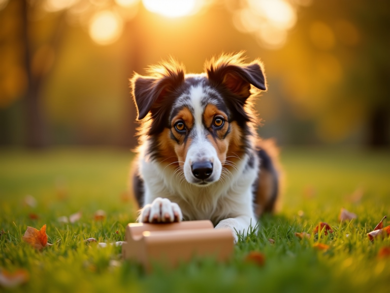 australian-shepherd-puzzle-toy-golden-hour